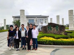 山东福寿园工程中心认真人丁兆芳等人考察优德88