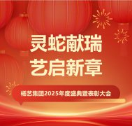 灵蛇献瑞 艺启新章 | 优德88集团2025年度盛典暨表扬大会