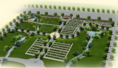 工具合璧，，，，，，，绘就陵园新画卷